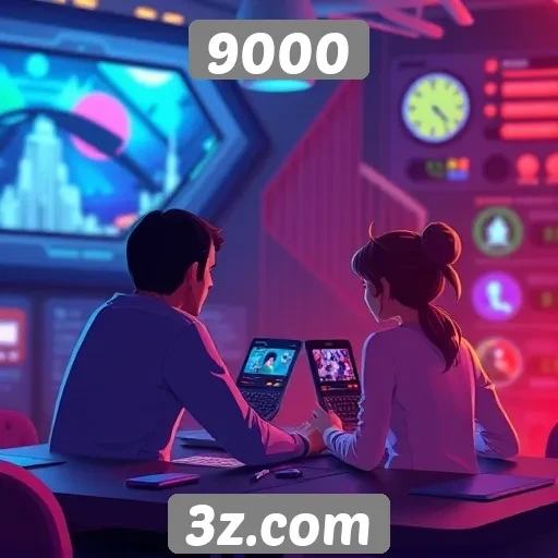 Experiência do usuário no site de jogos 9000